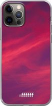 6F hoesje - geschikt voor iPhone 12 Pro - Transparant TPU Case - Red Skyline #ffffff
