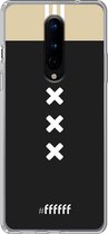 6F hoesje - geschikt voor OnePlus 8 -  Transparant TPU Case - AFC Ajax Uitshirt 2018-2019 #ffffff
