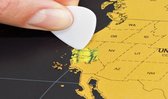Kraskaart - Wereldkaart - Worldmap World Scratch Map XL (84 x 59.4 cm) - Kras Wereldkaart Poster - Wereldkaart wanddecoratie Scratchmap - Bol.com Top cadeaus mannen - Cadeau voor man - Kado m