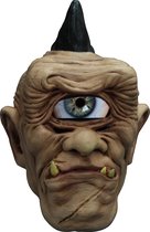 Partychimp Crazy Eye Cycloop Volledig Hoofd Masker Halloween voor bij Halloween Kostuum Volwassenen Carnaval - Latex - One size