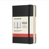 Moleskine 12 Maanden Agenda - 2022 - Dagelijks - Pocket - Hardcover -  Zwart