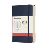 Moleskine 12 Maanden Agenda - 2022 - Dagelijks - Pocket - Hardcover - Saffier Blauw