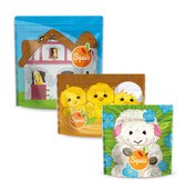 Squiz - Multifunctionele snackzakjes - Boerderij - set van 3
