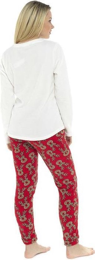 Dames Fleece Rendier Pyjama Set | SMALL | bol.com
