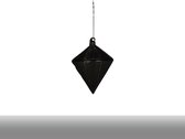 Kerstbal Diamantvorm Grijs H13 D9