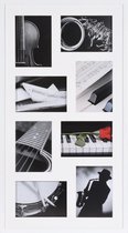 Fotolijst - Henzo - Piano Gallery - Collagelijst voor 8 foto's - Fotomaat 13x18 cm - Wit