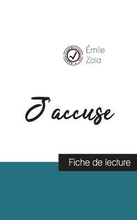 J'accuse de Émile Zola (fiche de lecture et analyse complè ... - cover