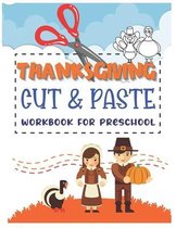 Thanksgiving Cut & Paste Workbook for Preschool