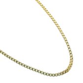 Stalen venetiaanse ketting goudkleurig 70cm 2mm