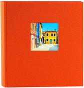 GOLDBUCH GOL-24817 fotoalbum BELLA VISTA oranje als fotoboek, 25x25 cm