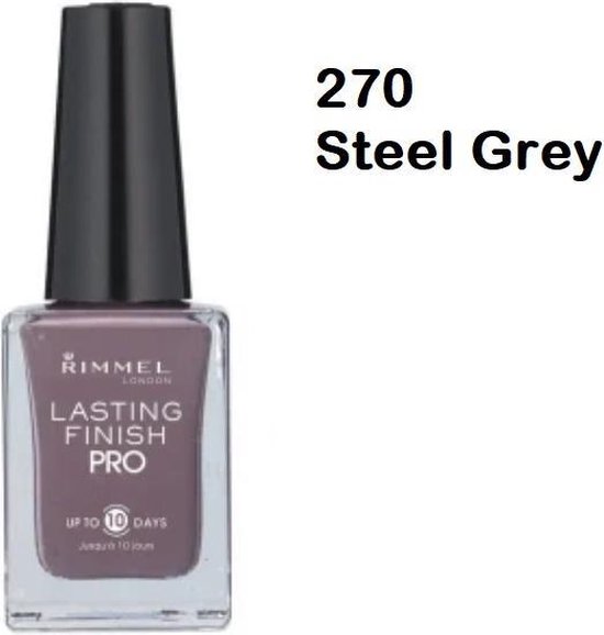 Rimmel London Lasting Finish PRO Nagellak - 270 Steel Grey