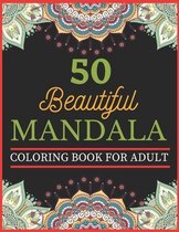 50 Beautiful Mandala Coloring Book For Adult