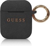 Guess Silicone Case voor Apple Airpods 1 & 2 - Zwart