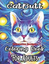 CatButt Relaxation Designs Coloring Book