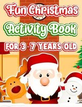 Fun Christmas Activity Book For 3-7 Years Old