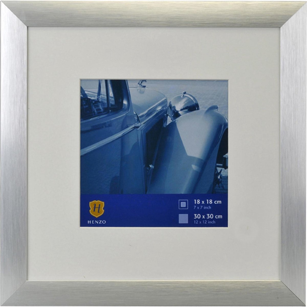 Henzo Fotolijst - Henzo - Luzern - Fotomaat 30x30 cm - Zilver