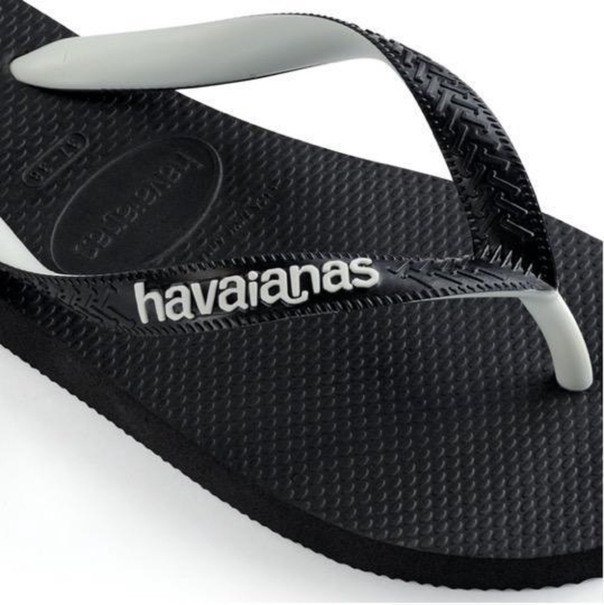 Havaianas Top Mix Heren Slippers - Black/Black - Maat 41/42 | bol.com