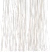 6x lametta ange hair winter white 50 cm - Lametta / foil hair - Décoration sapin de Noël hiver blanc