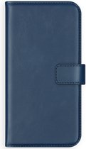 Selencia Echt Lederen Booktype Samsung Galaxy Note 10 Plus hoesje - Blauw