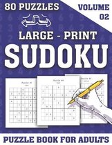 Large-Print Sudoku Puzzle Book For Adults