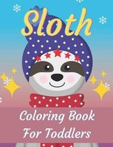 Sloth Coloring Book For Toddlers