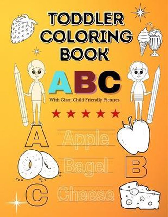 Toddler ABC Coloring Book - cover