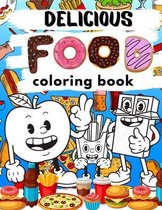 Delicious Food Coloring Book