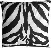 WOONENZO - Sierkussen 45x45 - zebraprint - dieren - zebra