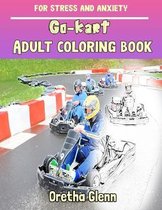 GO-KART Adult coloring Go-kart for stress and anxiety