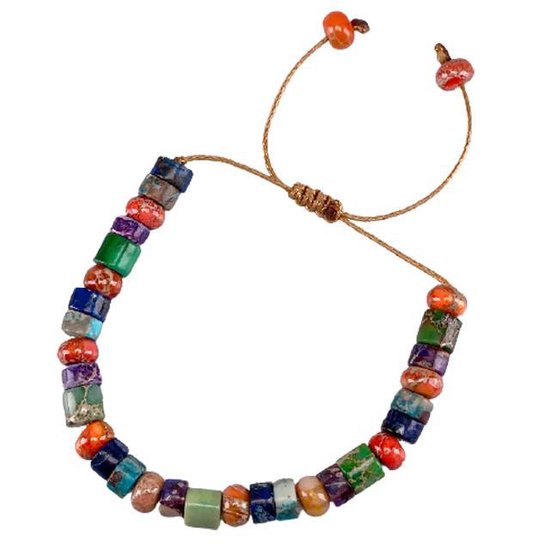 Kralen armband - Natuursteen Multicolour Chakra - Dames - Lieve Jewels