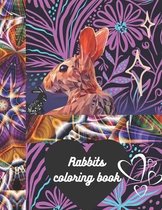 rabbits coloring book