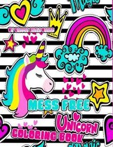 Unicorn Coloring Book Mess Free