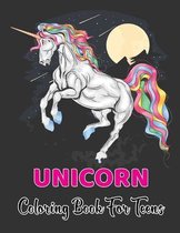 Unicorn Coloring Book for Teens