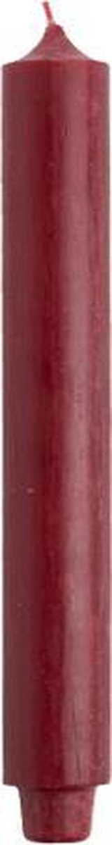 Rustik Lys Dinerkaarsen - 3,2 x 30 cm - Antik Rot - Antiek Rood