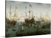 Schilderij terugkomst in Amsterdam | Aluminium | Trendy Classic - 40x60cm