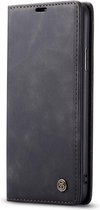 Oppo A73 4G Hoesje Charcoal Grey - CaseMe Portemonnee Book Case