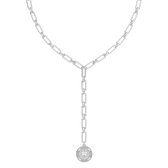 Guess Jewellery UBN70004 From Guess With Love Dames Ketting 45,5 cm - Zilverkleurig