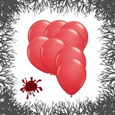 Premium Ballonnen Blood Red 12 stuks 30 cm | Halloween | Griezel