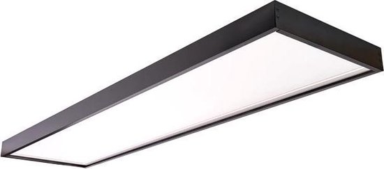 opraken Ophef Matig LED Paneel Opbouw Frame 30x120 Zwart | bol.com