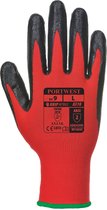 Werkhandschoenen Maat M - Flexo-grip - Rood/zwart - Ideaal met klussen - Werkhandschoenen heren - Werkhandschoenen dames