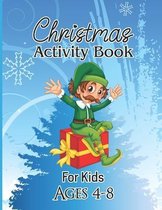 Christmas activity book for kids ages 4-8