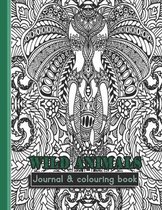Wild animals Journal & colouring book