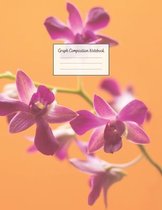 Graph Composition Notebook: Grid Paper Notebook: Large Size 8.5x11 Inches, 110 pages. Notebook Journal: Pretty Purple Orchid Workbook for Preschoo