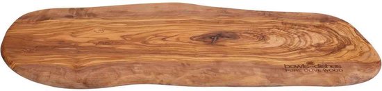Bowls and Dishes Pure Olive Wood olijfhouten Borrelplank | Tapasplank | Serveerplank 50 t/m 55 cm - Cadeau tip! - Bowls and Dishes