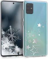 kwmobile telefoonhoesje voor Samsung Galaxy A51 - Hoesje voor smartphone - Sterren Mix design