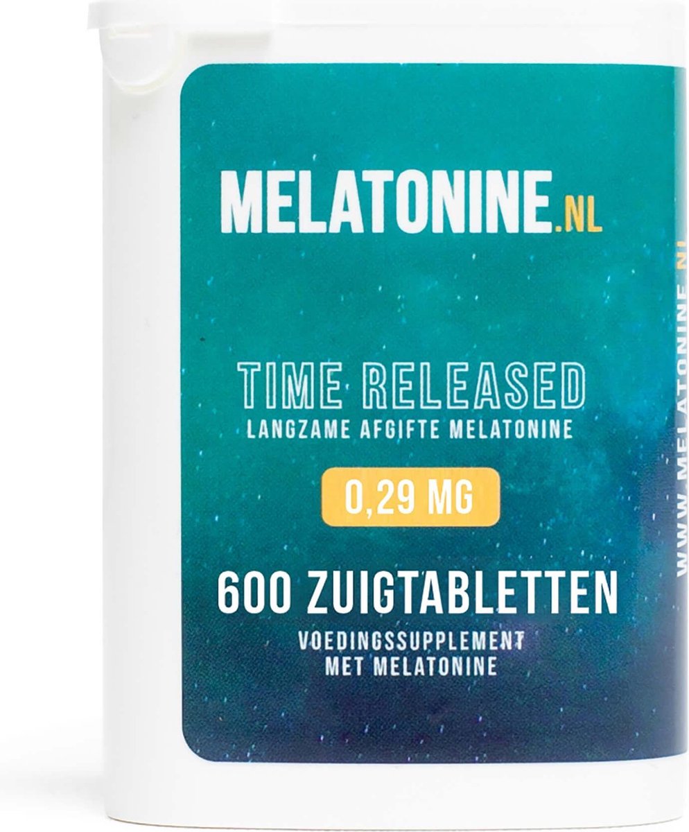 Goedkoopste Melatonine.nl - Melatonine 0,29 mg Time Released - 600 tabletten - Melatonine Time Released Supplementen - vegan - voedingssupplement