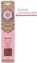 ROSE | Wierook | Karma Scents gift set | 40 x wierookstokjes