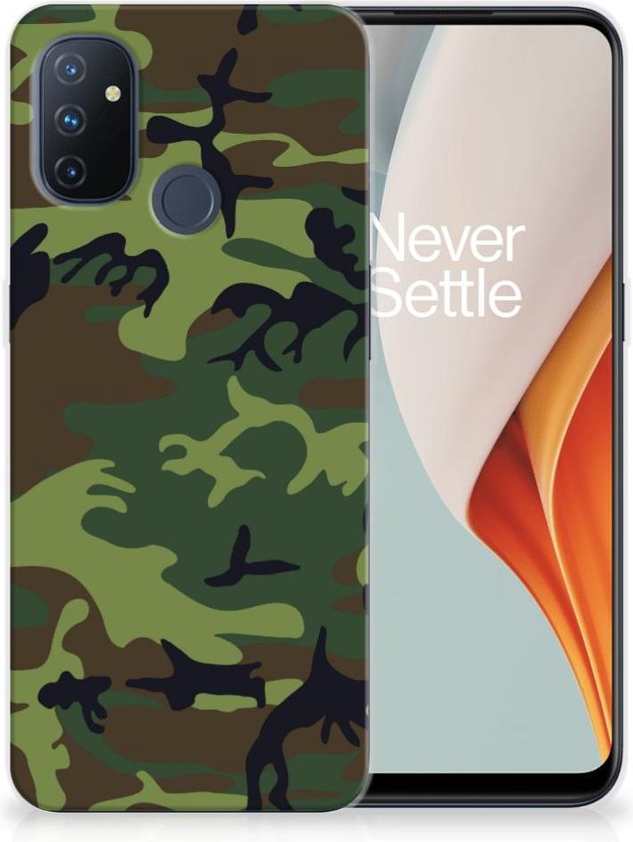 OnePlus Nord N100 TPU bumper Army Dark