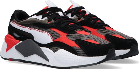 Puma Jongens Lage sneakers Rs-x3 Twill Airmesh Jr - Rood - Maat 38 | bol.com