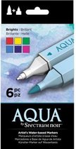 Aqua by Spectrum Noir (6PC)  – Brights